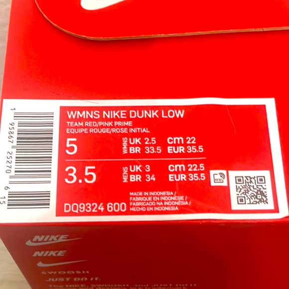 💯 New Nike Dunk Low Valentines Day 2022 - Picture 8 of 8